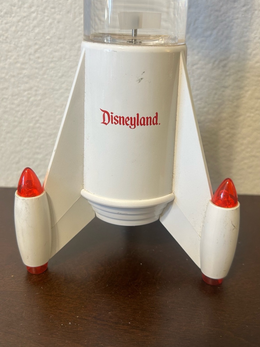 Vintage 90s Disneyland Tomorrowland Mini Tornado Rocket Lamp RARE 11.5”x5” - Picture 8 of 11